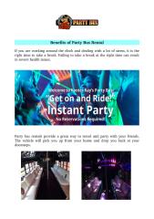 Benefits of Party Bus Rental.pdf