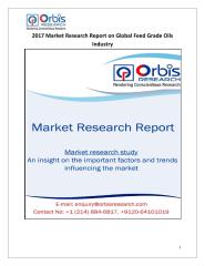 2017 Market Research Report on Global Feed Grade Oils Industry.pdf