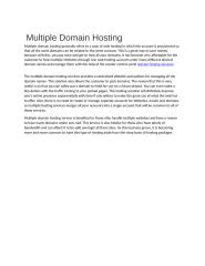 Multiple Domain Hosting.docx