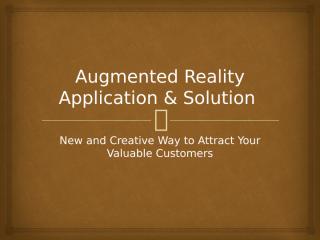 Augmented Reality Application & Solution-Yeppar.pptx