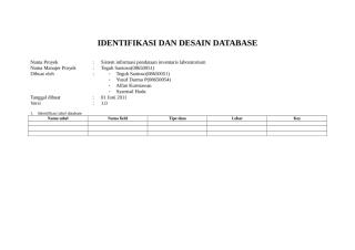 08. IDENTIFIKASI DAN DESAIN DATABASE.doc