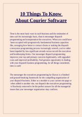 10 Things To Know About-courier software , courier management system.pptx